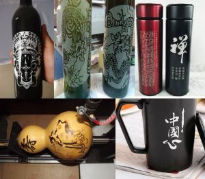 九江都昌县酒瓶葫芦工艺品激光雕刻机